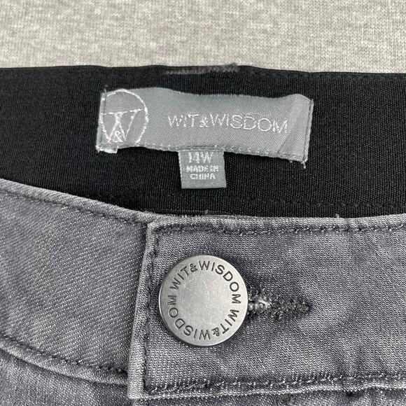 Women's Gray Jeans - Picture 3 of 16